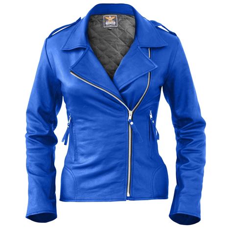 prada blue leather jacket